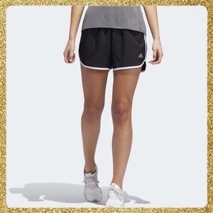ADIDAS 3” Inseam Three-Stripe Running Shorts